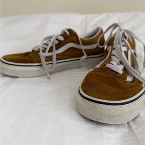Vans Tan Suede Sneakers